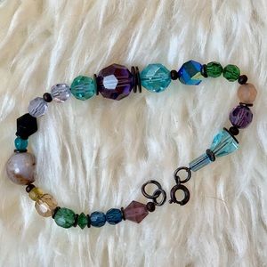 Vintage Allen Owen Glass bracelet